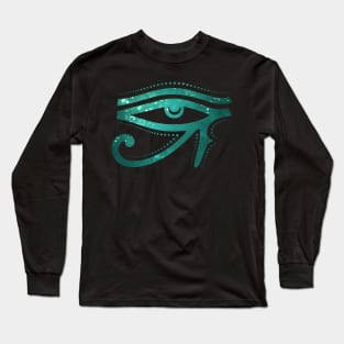 The Cosmic Eye Of RA Egyptian Hieroglyph Long Sleeve T-Shirt